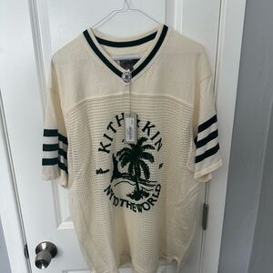 Kith Cream and Green Julian Knit Jersey